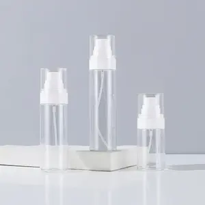 खाली ठीक धुंध पालतू 30ml 50ml 80ml 100ml पारदर्शी प्लास्टिक स्प्रे बोतल कॉस्मेटिक पैकेजिंग के लिए