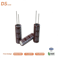 Condensateur électrolytique en aluminium 250V 180uF à montage traversant 13x40mm pour circuit de filtrage d'alimentation à découpage à entrée CA 110V