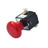 Parada de emergencia de cabeza de hongo interruptor de botón de empuje para Motor eléctrico elevación carretilla elevadora ED125 ED Serie