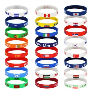 Bracelet drapeau national 2026 en gros – Petit cadeau souvenir pour match de football, voyage, vacances, récompense, commémoration et sport - Product Image 3