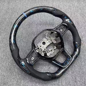 Volante de Fibra de Carbono Forjado Personalizado en Oferta para <span class=keywords><strong>Honda</strong></span> <span class=keywords><strong>Civic</strong></span> 11ª Generación, Volante con Agarre de Gamuza Personalizable - Product Image 3