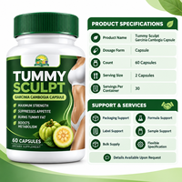 Capsules de Garcinia Cambogia Naturelle pour le Contrôle de l'Appétit, le Soutien du Métabolisme, la Gestion Quotidienne du Poids chez l'Adulte