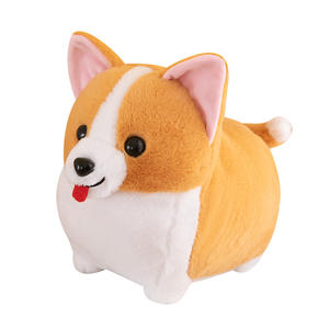 Venta al por mayor <span class=keywords><strong>de</strong></span> peluches: Adorable perro Corgi con bufanda, almohada <span class=keywords><strong>de</strong></span> perro, juguetes <span class=keywords><strong>de</strong></span> peluche personalizados para niños - Product Image 2