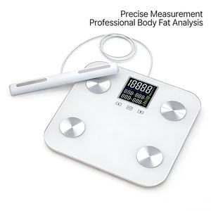 스마트 8전극 LCD 체중계 체지방 측정기 OEM 지원 체육관에서 피트니스 및 체지방 측정용 - Product Image 5