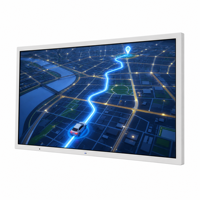 Écran LCD extérieur étanche IP66 de 49 pouces, lisible en plein soleil, affichage publicitaire 2000 nits pour véhicules de livraison autonomes