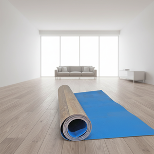 Rouleau de revêtement de sol commercial en vinyle PVC avec support en maille bleue de 1,0 mm, <span class=keywords><strong>tapis</strong></span> de sol industriel, revêtement de sol en plastique, feuille de linoléum - Product Image 1