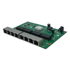 Fabrika OEM toptan 4 5 6 8 16 24 port gigabit Ethernet yönetilen 48V PoE switch network PCB kartı için IP kamera
