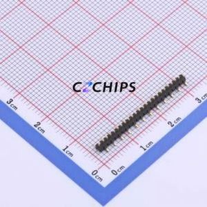 X1311WVS-24J-C18D42R1 Pin Header SMD,P=1.27mm Connector ( Pin Structure: 1x24P )( Pitch: 1.27mm )( Row Spacing: 1.27mm ) - Product Image 1