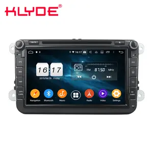 Lecteur Dvd de voiture Double Din 7 pouces écran tactile multimédia Android stéréo de voiture 2Din pour Volkswagen Android Radio universelle