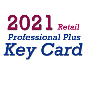 Orijinal 2021 profesyonel artı anahtar kart 100% çevrimiçi aktivasyon 2021 anahtar kart 2021 Pro artı anahtar kart sevkiyat hızlı