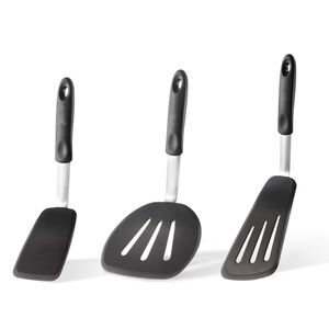 Best Heat Resistant 4 Piece <b>Silicone</b> <b>Cooking</b> <b>Utensil</b> Pancake Slotted Turner Spatula Set - Product Image 3