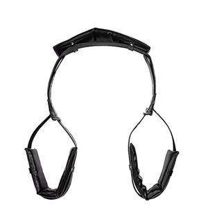 SMレザーレッグベルト、手錠、Mレッグスプリッター付き、大人用セックストイ - Product Image 3