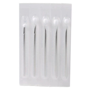 Aiguilles de perçage stériles creuses 100 pièces sous blister, aiguilles droites 12G 14G 16G 18G 20G pour nez, nombril, oreille - Product Image 4