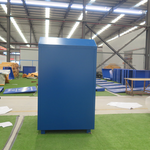 ตู้รับบริจาคเสื้อผ้าเหล็กแข็งแรง ทนทาน กันน้ำ กันสนิม ป้องกันการโจรกรรม ใช้สำหรับรับบริจาคเสื้อผ้า ธนาคารเสื้อผ้า ถังรีไซเคิลหนังสือ - Product Image 5