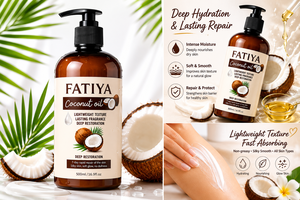 Lotion corporelle quotidienne éclaircissante naturelle hydratante et nourrissante au collagène et à la vitamine E, parfum floral bio, 500 ml - Product Image 4