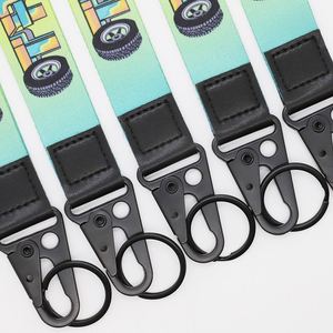 Personalized Polyester Short Keychain <b>Lanyard</b> Carabiner <b>Key</b> Ring Custom <b>Lanyards</b> <b>for</b> Off-Road Club Opening Gift - Product Image 2