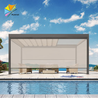 Pergola à lames orientables motorisée électrique manuelle personnalisée par le fabricant, rideaux, écran, pavillon, gazebo, catégorie de produits