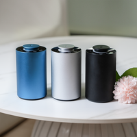 Diffuseur d'arômes électrique portable CNUS CAR ALU, désodorisant de voiture sans eau, lumière ambiante, double usage pour la maison et la voiture, rechargeable