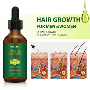 Nuovo Olio Essenziale Puro Anticaduta, Olio Naturale Organico di <span class=keywords><strong>Amla</strong></span> per la Crescita dei <span class=keywords><strong>Capelli</strong></span> e il Trattamento della Calvizie - Product Image 2