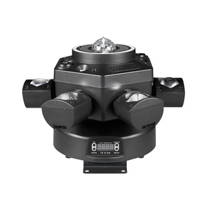 Bola mágica especial de seis brazos, luz LED de escenario de <span class=keywords><strong>360</strong></span> grados, haz de discoteca de atmósfera láser colorido para aplicación de DJ - Product Image 4