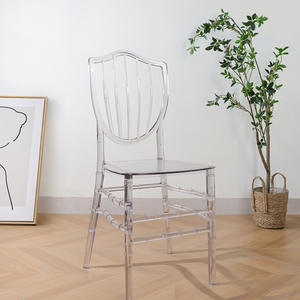 Прозрачные пластиковые обеденные стулья из поликарбоната, штабелируемые банкеты для внутреннего/наружного ресторанного мероприятия, современная свадебная мебель для дома - Product Image 2