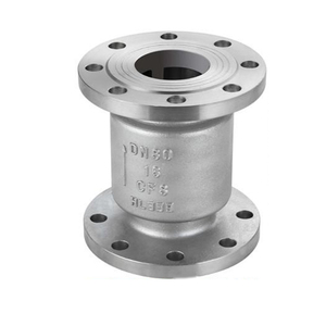 SONGO DN80 3 pulgadas PN16 brida final silencioso acero inoxidable 304 CF8 de no retorno de elevación vertical de válvula de retención - Product Image 3