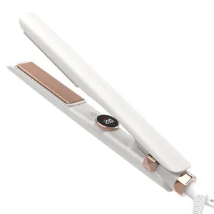 Lena 450F Ultra Fast Heating Floating Plate Hair Straightener Machine Professional Flat Iron with Custom Logo