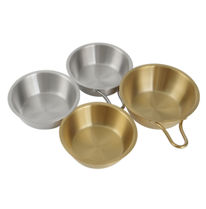 Korean Traditional <b>Wine</b> <b>Container</b> Korean Hiking Soup Dish Aluminum Yellow (4.7 Inches) Drinking Bowl - Product Image 5