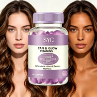 Gummies Accélérateurs de Bronzage et d'Éclat OEM Haute Puissance avec Vitamine A pour un Bronzage Sans Soleil – Fournisseur d'Usine en Marque Blanche