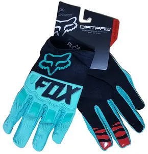 Turuncu spor eldiven Motocross MTB yarış eldivenleri stokta erkekler için sıcak satış motosiklet eldivenleri