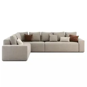 Conjunto de sofá de estofos importados, alta qualidade, design italiano, sala de estar, móveis, conjunto de sofá de luxo