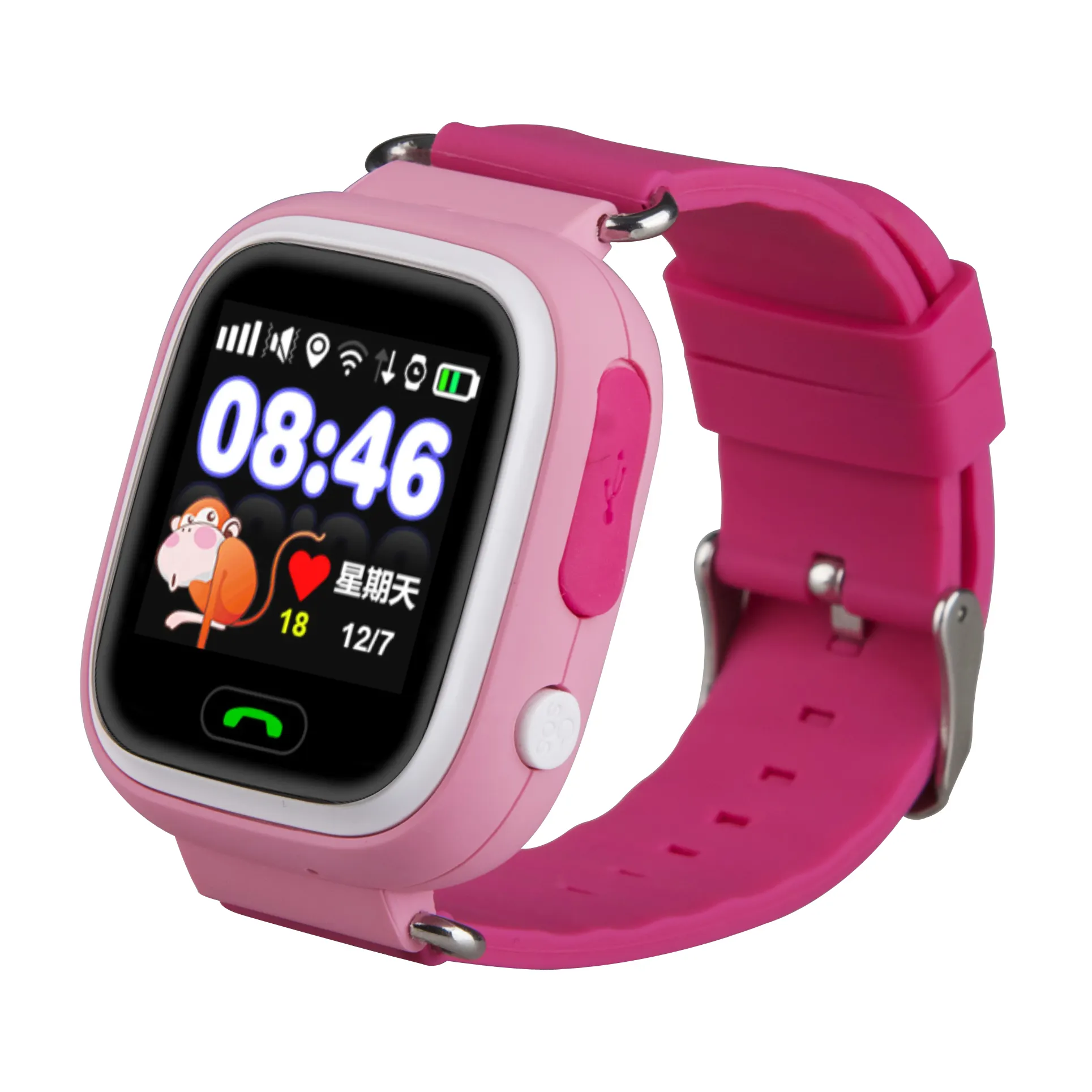 TD-02 Kids Smart Watch GPS Location Safe Children Watch Activity Tracker SOS Card for Android and IOS best watch