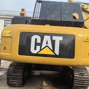 Excavatrice CAT 36 tonnes, équipement lourd jaune, d'occasion, avec moteur et boîte de vitesses PLC - Product Image 1