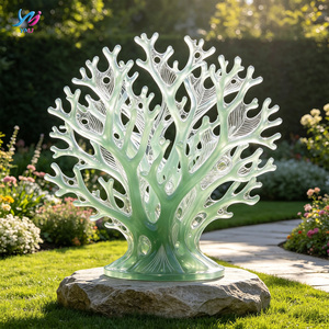Escultura de Resina Transparente Personalizable en Tamaño y Color con Acabado Cepillado Duradero, Diseño de Árbol de <span class=keywords><strong>Coral</strong></span> para Decoración Navideña o Regalo - Product Image 6