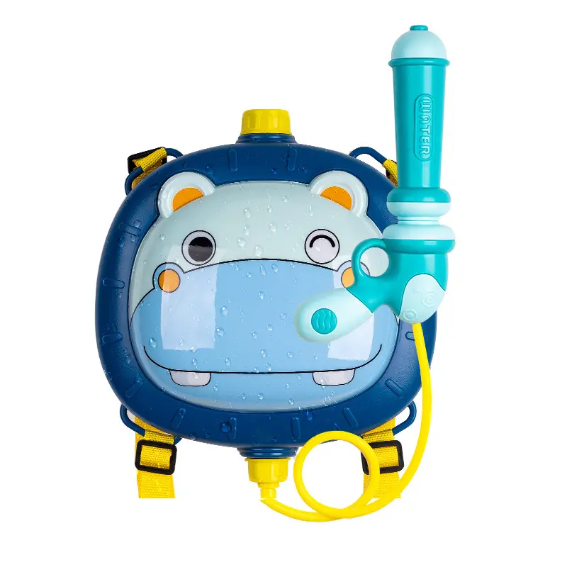 Cartoon niedlichen Haustier Kinder rucksack Wasser pistole Spielzeug ausziehbare Strand Wassers prüh pistole