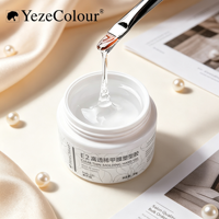 Gel dur sculptant haute clarté OEM/ODM à viscosité épaisse pour extension d'ongles, emballage personnalisé pour la vente en gros et les commandes en vrac