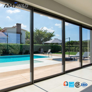 <span class=keywords><strong>Porte</strong></span> coulissante minimaliste populaire avec moustiquaire en verre trempé, design philippin - Product Image 2