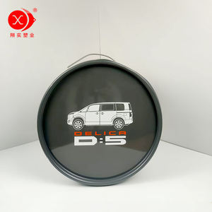 Cubo de hierro de pintura de 20 litros con mango de tapa vacío de alta calidad de metal impreso personalizado - Product Image 4