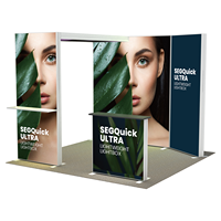 Boîte à lumière LED SEG en tissu personnalisée, cadre en tissu pour salon professionnel, affichage rétroéclairé sans cadre pour publicité