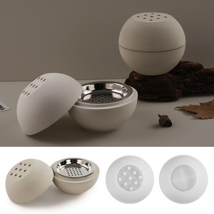 Quemador de incienso de bola redonda Simple, molde de silicona, taza de aromaterapia de estilo nórdico, taza especial de aromaterapia, decoración del hogar - Product Image 2