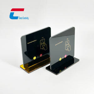 Avis <span class=keywords><strong>Google</strong></span> Plaques NFC imprimées personnalisées <span class=keywords><strong>Snap</strong></span> Tiktok Insta Support en acrylique pour médias sociaux - Product Image 1