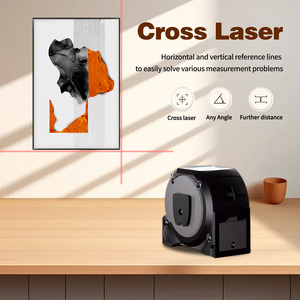 Lonnmeter 5 metri di acciaio misura di nastro in acciaio Hardware architettonico strumenti di misurazione elettrici misuratore di nastro Laser distanziatore - Product Image 2