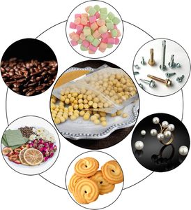 Trong Kho Dây Kéo Nắp Kéo Túi Nhựa Một Bên Trong Suốt Âm Và Dương Nhôm Lá 3 Bên Kín Cửa Sổ Túi Cho Snack - Product Image 5