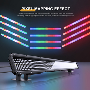 SHEHDS 250W Luz de lavado de pared para exteriores Led Dj para Bar Línea Dmx Mejores precios de color Iluminación de fiesta de discoteca personalizada Iluminación estroboscópica de escenario - Product Image 3