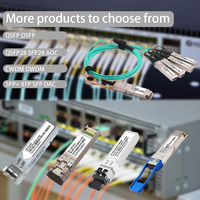 Modul Transceiver Optik QSFP28 QSFP SFP 100Gbps 100G 40KM