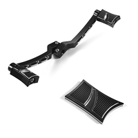 Planches de sol pour passager avec levier de changement de vitesse talon-orteil 1980-2023 pour Harley Touring Road King Road Street Glide