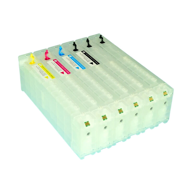 700 мл многоразовый картридж с совместимым чипом для Epson SureColor F2000 F2100 SC-F2000 SC-F2100 T7251-T7254 чипов T725A00
