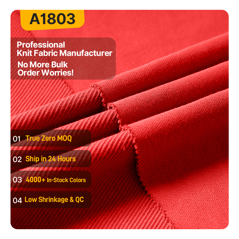 Jufeng CVC Organic Knit Combed Cotton Polyester Twill Jacquard 270gsm Moisture-Wicking Breathable Fabric For T-Shirt & Polo