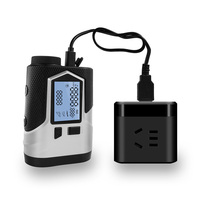 Télémètre laser de golf rechargeable 1200m avec télémètre laser à vibration à verrouillage de drapeau ajusté en pente