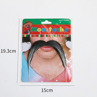 Faux moustaches auto-adhésif nouveauté fausse barbe Pirate détective moustaches autocollants mascarade Halloween fête fournitures